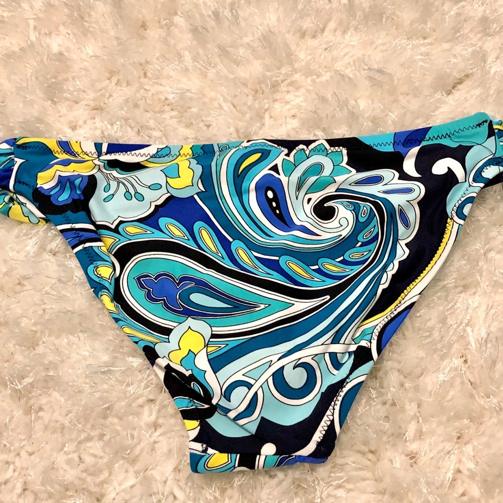 NWT- Trina Turk Ipanema Shirred Hipster Bottom - Picture 8 of 8